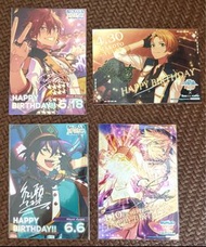 日版 ES 偶像夢幻祭 Ensemble Stars! 生日特典相卡 fine  天祥院英智 ALKALOID 禮瀨真宵 Trickstar 游木真  Crazy:B  天城燐音