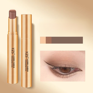 Chất lượng cao [Kho hàng] [Một chạm ba màu] Son phấn mắt ba màu gradient kim cương vàng nhũ nhung ba