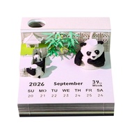 haha Artistic 3D Calendar twenty twenty six Energy Efficient LED Lighting Stalk Garden Plan Addition