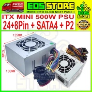 E Supercase Mini ITX Solution Micro ATX SFX 500W Power Supply PSU 12.5cm 10cm 6.2cm 125mm 100mm 62mm
