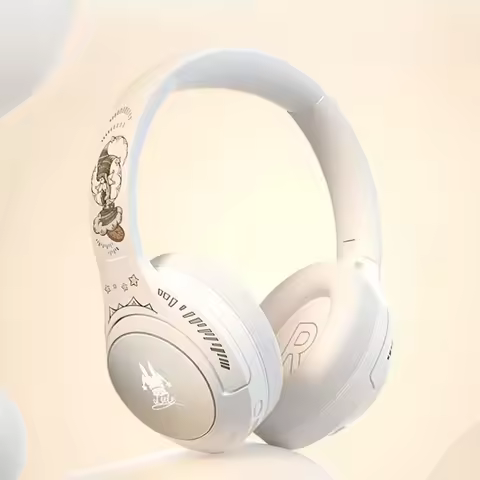 Silnek Girls Cute Over Ear Headphones Gaming Headset for kids for School Active Noise Cancelling Wir