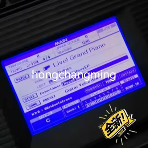 New LCD Display Screen for Yamaha Psr S500 S550 S650 S670 DGX-520/620/630/640 mm6 mm8