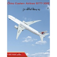 1:400 China Eastern Airlines Boeing B777-300ER passenger aircraft 777 aircraft model