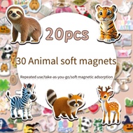 20pcs Cartoon animal refrigerator magnet magnet eco-friendly toy