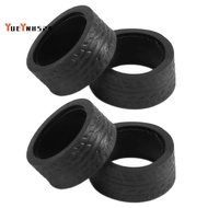 4Pcs Rubber Tyre Tires Wheel for  K969 K989 P929 Iw04M  Iw02 Mini-Z Mini-D Mini-Q 1/28 RC Drift Raci