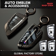1 Set BMW Carbon Fiber Zinc Alloy Key Case / Key Protector Cover for 1 2 3 5 Series  E90 E60 F10 F30