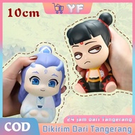 Stress Relief Squishy Toys Ne Zha and Ao Bing Nezha Mini Figure Squishy Toys