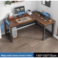 meja kantor/meja gaming/meja leter L serat karbon