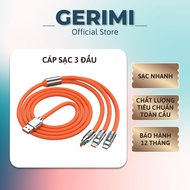 3-lead charging cable - PRAMI - 3-lead silicone charging cable / 3-lead fast charging cable / super 