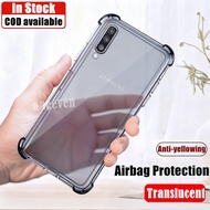 Phone Case for Samsung Galaxy A90 5G 6.7 inch SM-A908B A908N A9080 Soft Silicone Translucent Black J