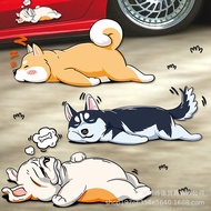 Body Sticker Cartoon Car Sticker Dog Sticker Pet Dog Creative Unique Fun Scratch Motorcycle Electric