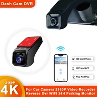 Car DVR Dash Cam 4K Rear View Auto Dashcam For Car Camera 2160P Video Recorder Reverse Dvr WIFI 24H Parking Monitor
