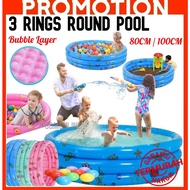 ~Ship From KL~ 3 Rings Inflatable Swimming pool Slave Swimming pool Slave Swimming pool round 3rings