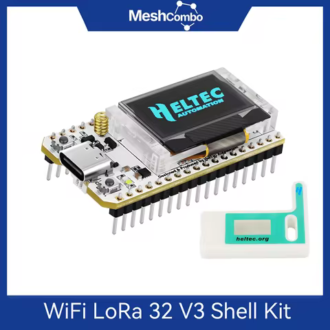 Heltec V3 With Shell Meshtastic WIFI LoRa 32 Dev-Board SX1262 ESP32 0.96 Inch Blue OLED Display IOT 