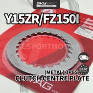 YAMAHA Y15ZR / FZ150I CLUTCH CENTRE PLATE (METAL) (3PCS/SET) STEEL IRON Y15Z Y15 YSUKU FZ FZ150 (S)