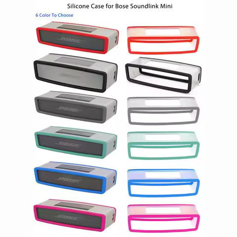 2024 Portable Silicone Case For Bose SoundLink Mini 1 2 Bluetooth Speaker Anti-drop Protector Cover 