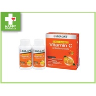 BIO-LIFE Non Acidic Vitamin C & Bioflavonoids 90'sX2