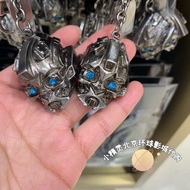 Beijing Universal Studios Transformers Optimus Prime Bumblebee Megatron Metal Keychain Souvenir Genu