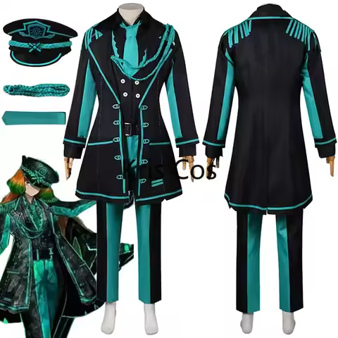 Ishmael Cosplay Blindly Fantasy Anime Game Limbus Company Costume Disguise Adult Women Roleplay Fant