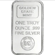 Silver bar Golden State Mint-1Oz silver bar