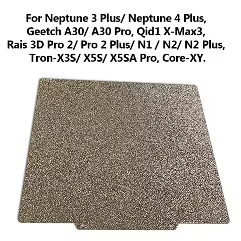 Textured Pei Sheet 330x330 Build Plate For Flsn Core-XY Tronxy X3S / X5S / X5S Pro,Raise MAX 3 Pro 2