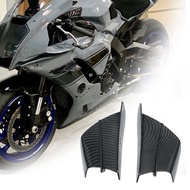 1 Pair Motorcycle Aerodynamic Wing Carbon Fibre Style Side Fairings Winglets Universal Fit