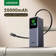 UGREEN 20000mAh Laptop Power Bank PD 100W/130W/200W Fast Charging Portable Charger with TFT Display 