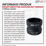 MATA CVT Shock Impact Nut 34 X 39 - CVT Clutch Nut Socket Wrench 34X39 Mm Best Quality Lowest Price