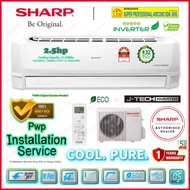Sharp 2.5hp J-Tech Inverter Air Conditioner AHX24VED &amp; AUX24VED R32 Standard Inverter Air Conditioner ((5 Star Energy Saving))