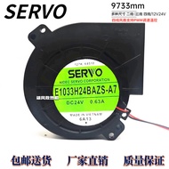 SERVO D95 Fixed Shadow Fan SERVO E1033H24BAZS-A7 24V 0.63 A 4 Wire 5 Hole Blower