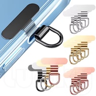 2Pcs Mini Stainless Steel Phone Patch - Detachable, Metal - Cellphone Strap Accessories - Mobile Pho