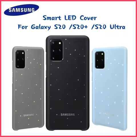 Smart LED Cover For Samsung Galaxy S20+ S20 Ultra LED Back Cover Emotional LED Lighting Effect Phone