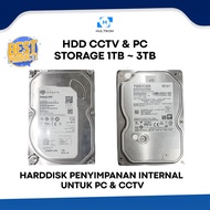 PC HDD HARD DISK 1TB CCTV/ 3TB INTERNAL STORAGE/