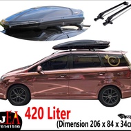 Taka Roofbox TS-420B Ultra Slim Design Glossy Roof box With Roof Rack