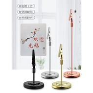 Note Holder Desktop Stand Postcard Card Business Card Holder Label Holder Display Metal Note Holder 