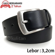 Men's Genuine Leather Belt/ Men's Leather Belt Jumbo Men's Buckle Genuine Leather Garut