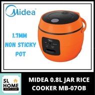 MIDEA MB-07OB / MB-07WG 0.8L MINI RICE COOKER WITH 1.7MM NON STICKY POT
