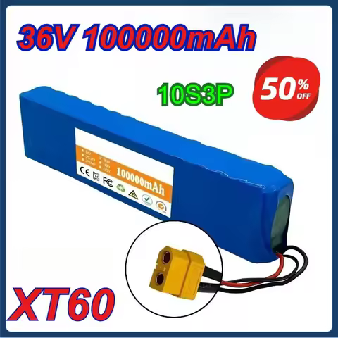 10S3P 36V 10Ah 18650 Rechargeable Lithium Battery Pack 1000W Power Modified Bicycle Electric Scooter
