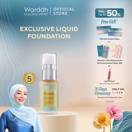 Wardah Exclusive Liquid Foundation - High Coverage, Silky Smooth Matte Finish Foundation with SPF 30