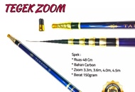 JORAN TEGEK CARBON RUAS PENDEK ZOOM JIGMEN TANAGO 450/GEMES II 360 ACTION MEDIUM TEGEK ZOOM MURAH