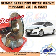 BREMBO PEUGEOT 208 I 1.6 (5 DOOR) (2012-2019) BRAKE DISC ROTOR (FRONT)