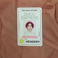 Pass card SMCU Express Hendery WayV NCT