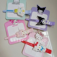 Jumbo crocodile clip KD65 san*** My melody kuromi cinnamoroll hello kitty