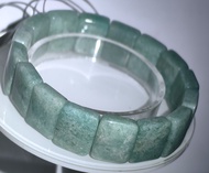 Natural Crystal Amazonite Bracelet 15mm (Papan) 天然老矿天河石手串