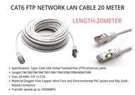 TINYTECH CAT6 28AWG GIGABIT RJ45 FTP SHIELDED ETHERNET ROUND PATCH CORD CABLE