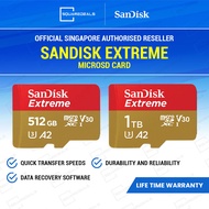 SanDisk Extreme 512GB 1TB microSD microSDXC UHS-I Memory CARD