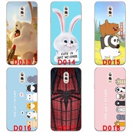 Soft silicone painted print case soft TPU Back cover handphone case For Samsung Galaxy J7plus J7310 C8 Protective shell