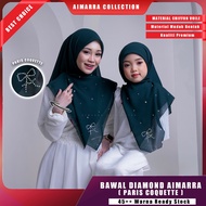 [PARIS COQUETTE] Bawal Diamond by Aimarra material Chiffon Voile Premium (Chiffon+Cotton) Tudung Squ
