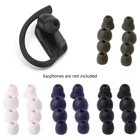 4Pair Silicone Earbuds Ear Tips In-Ear Earphone Soft Cover Cap Replacement for Powerbeats Pro Headph