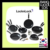 LocknLock Hard & Light Non-Stick Pan With Flat Bottom 16 - 30cm / Wok Pan 26cm - 30cm / Not Compatib